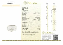 Bague Solitaire accompagné diamant 0.45ct