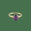 Bague Solitaire Améthyste