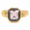 Bague Solitaire Améthyste