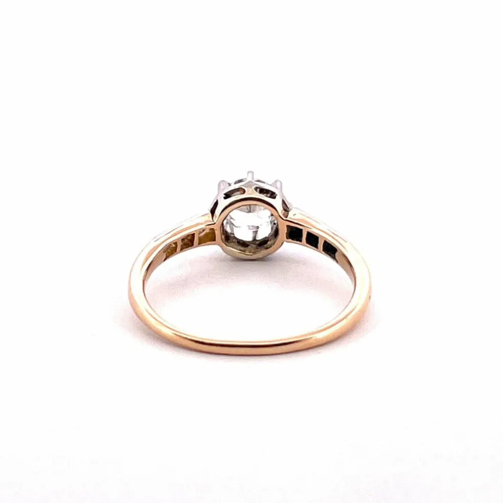 Bague Solitaire ancien Diamants