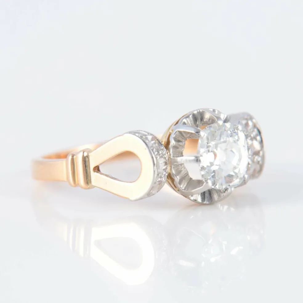 Bague Solitaire Art Déco
