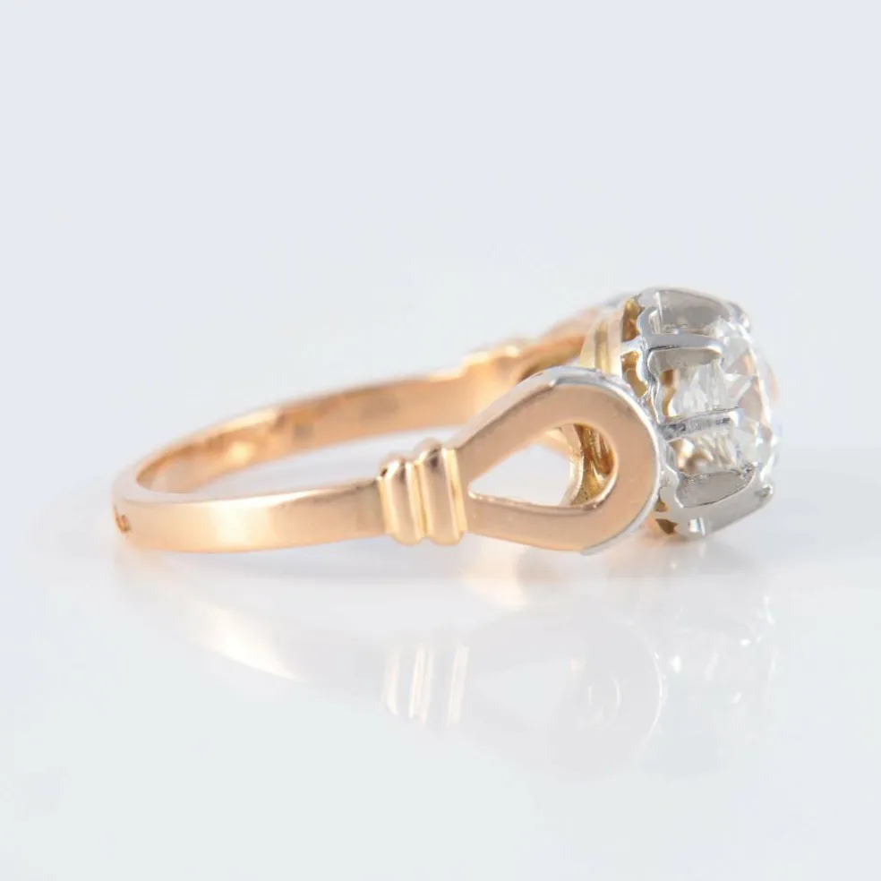 Bague Solitaire Art Déco