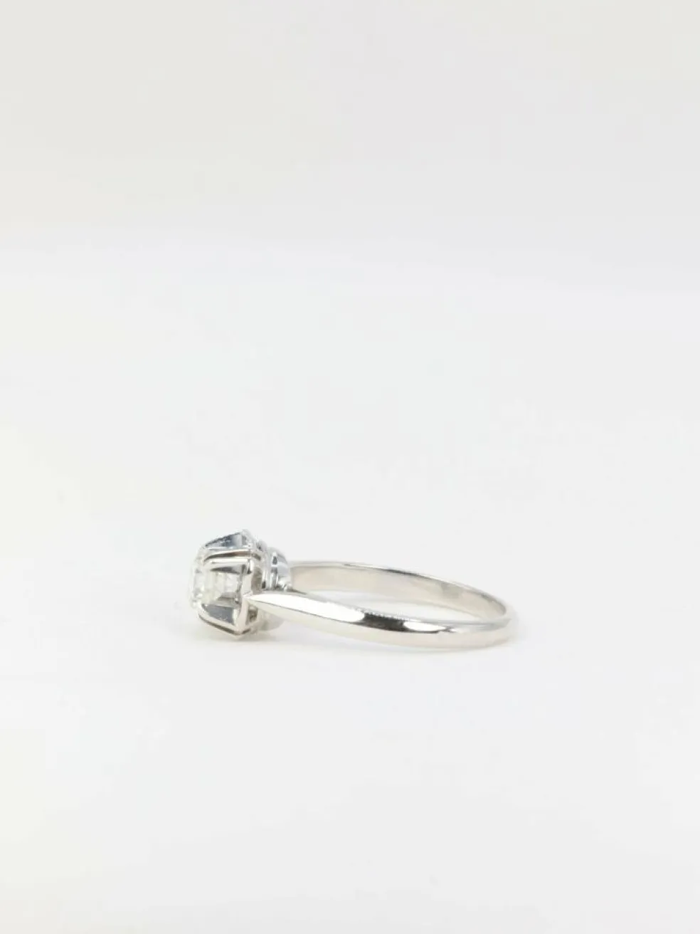 Bague solitaire Art Déco Diamant 0,50ct