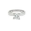 Bague solitaire avec certificat gemmologique