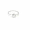Bague solitaire avec diamant de 1,14 ct