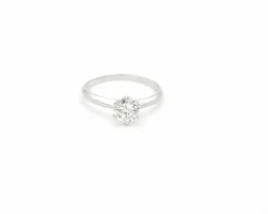 Bague solitaire avec diamant de 1,14 ct
