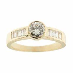 Bague solitaire avec diamant 1,16 ct