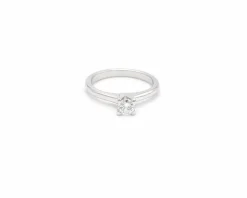 Bague solitaire avec diamant de 0,30 ct