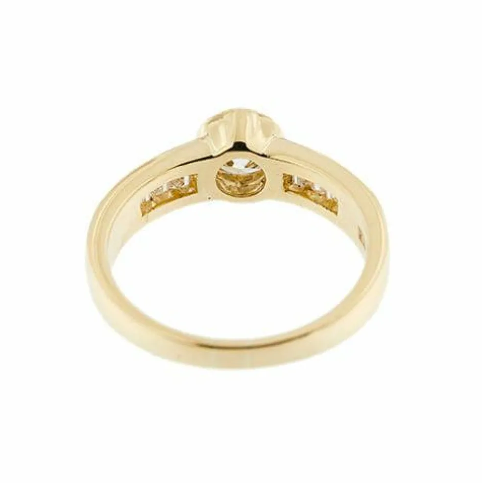 Bague solitaire avec diamant 1,16 ct