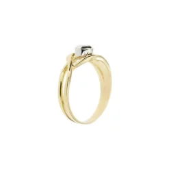 Bague solitaire avec diamant