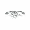 Bague solitaire certificat du LFG