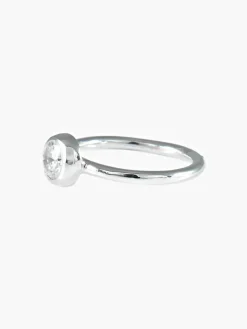Bague solitaire certificat du LFG