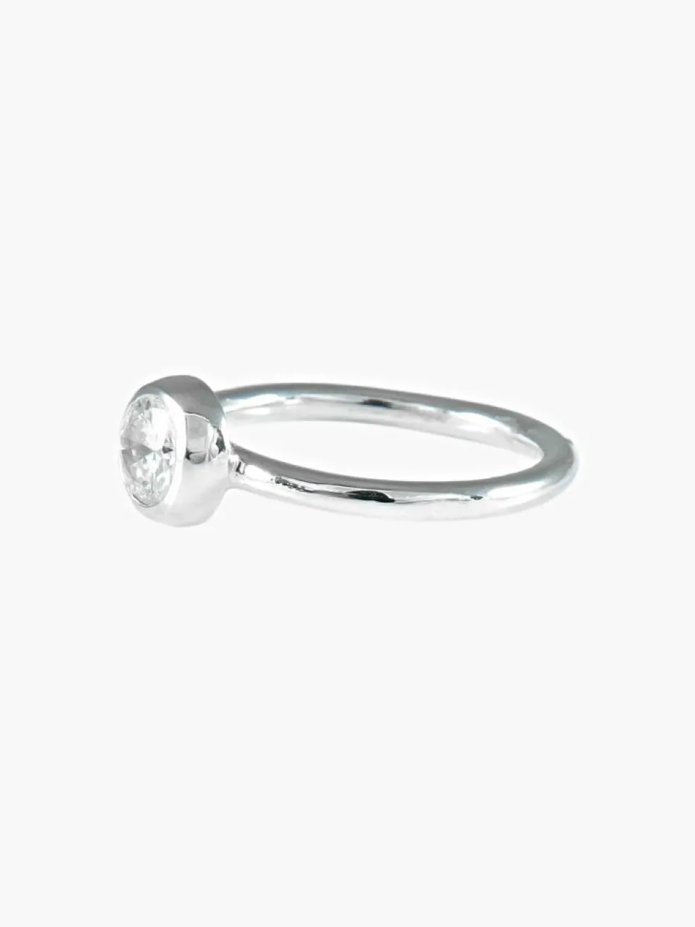 Bague solitaire certificat du LFG