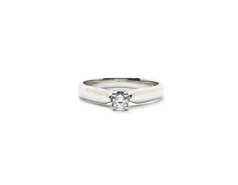 BAGUE SOLITAIRE CT 0,12