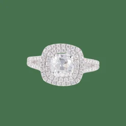 Bague Solitaire 1.22ct Blanc exceptionnel