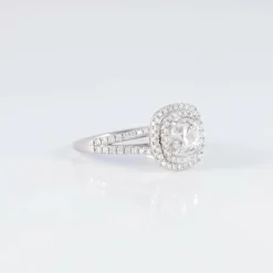 Bague Solitaire 1.22ct Blanc exceptionnel