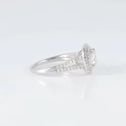Bague Solitaire 1.22ct Blanc exceptionnel