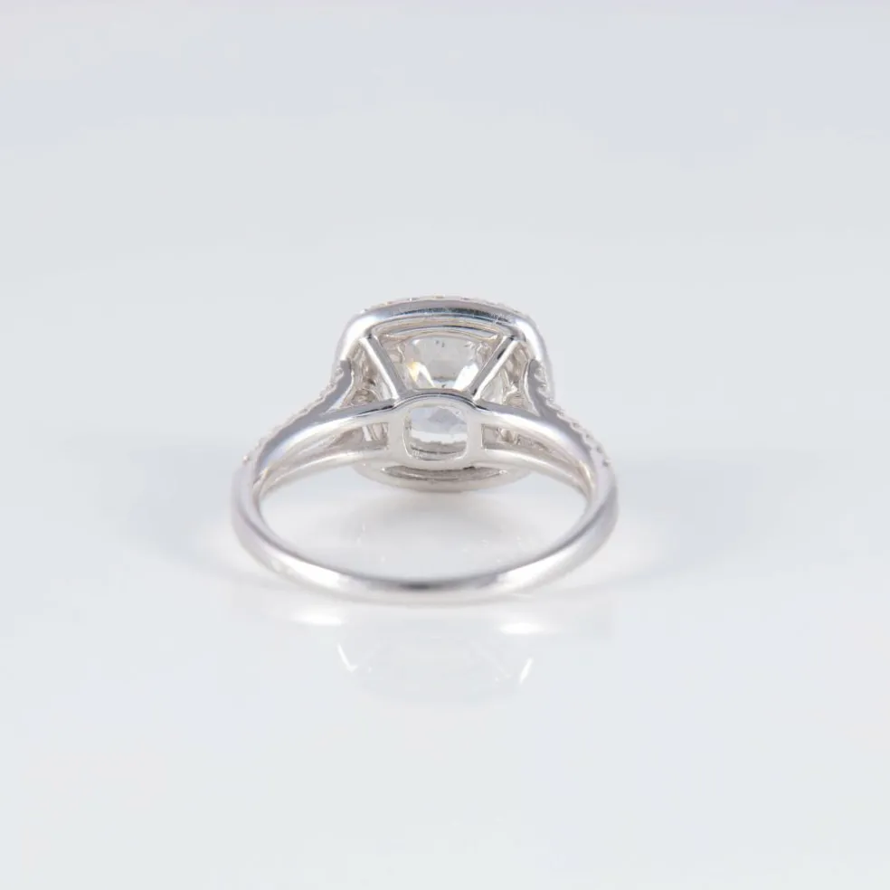 Bague Solitaire 1.22ct Blanc exceptionnel