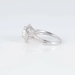 Bague Solitaire 1.22ct Blanc exceptionnel