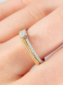 Bague Solitaire Deux Ors