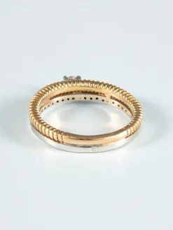 Bague Solitaire Deux Ors