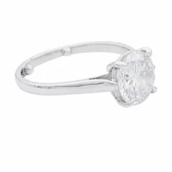 Bague solitaire diamant.
