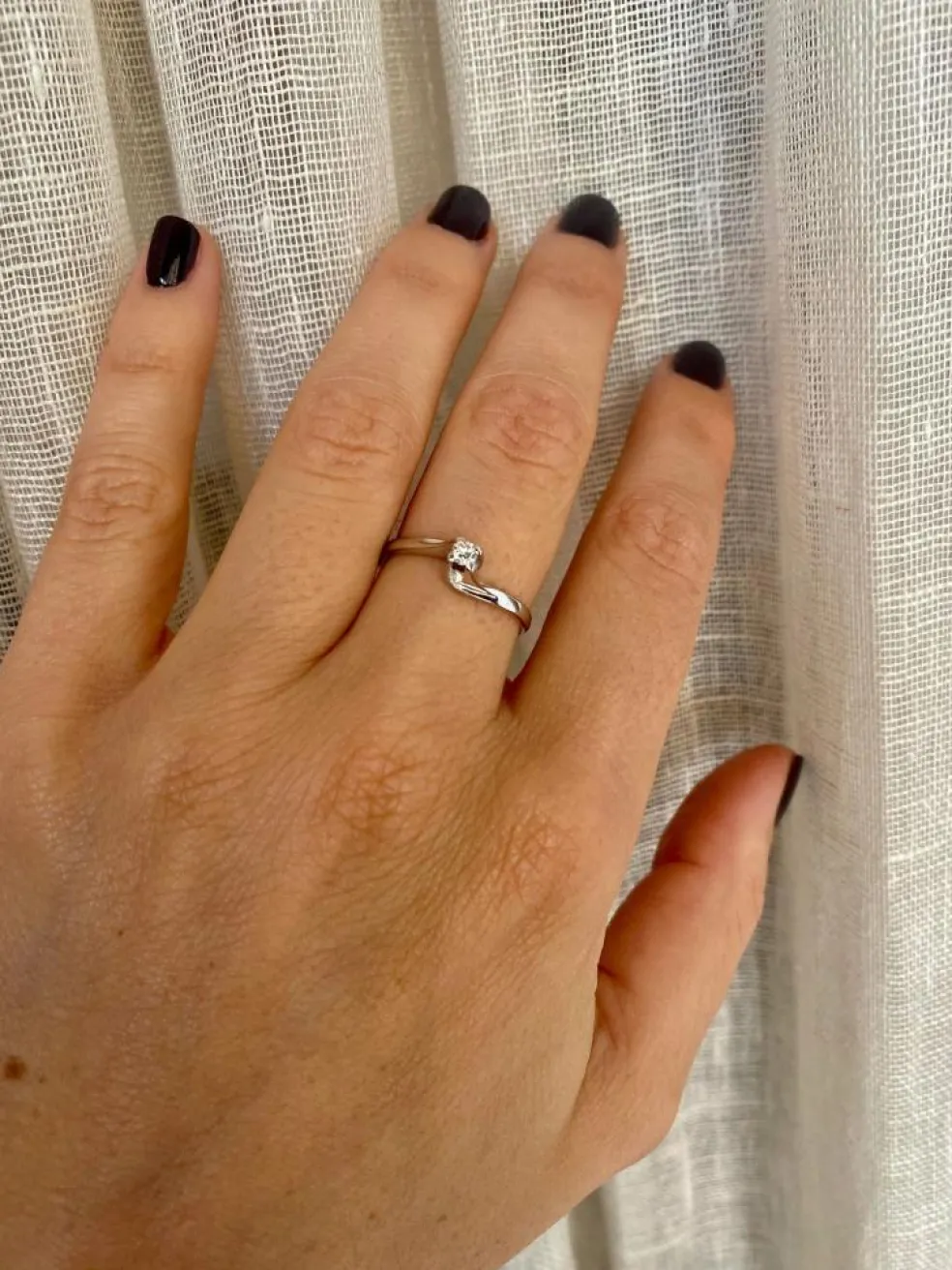 Bague solitaire Diamant