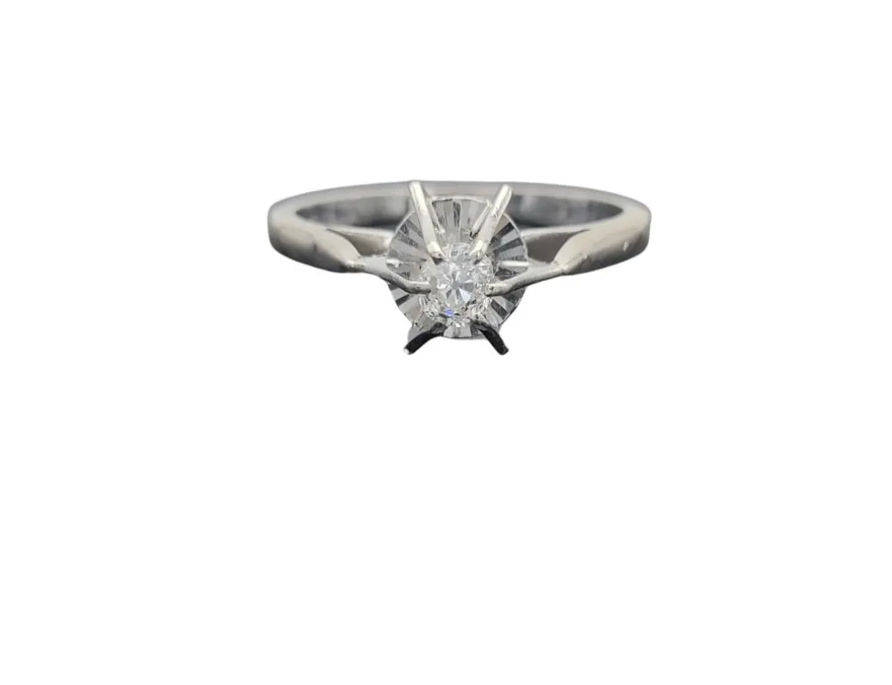Bague Solitaire diamant 0.25 ct