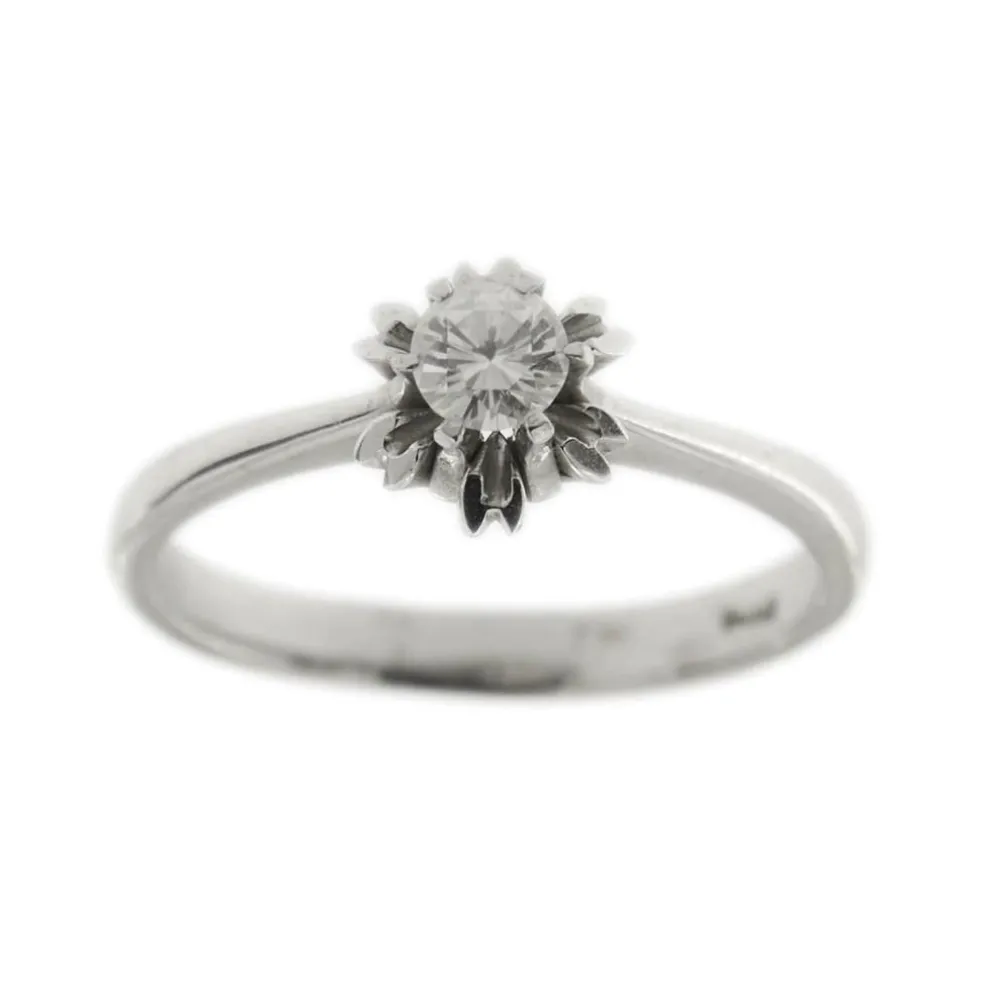 Bague solitaire diamant 0,29 ct