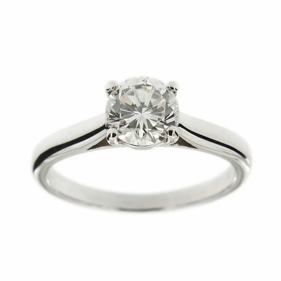 Bague solitaire diamant 0,98 ct