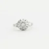 Bague solitaire diamant 0,10 ct