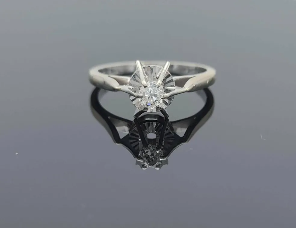 Bague Solitaire diamant 0.25 ct