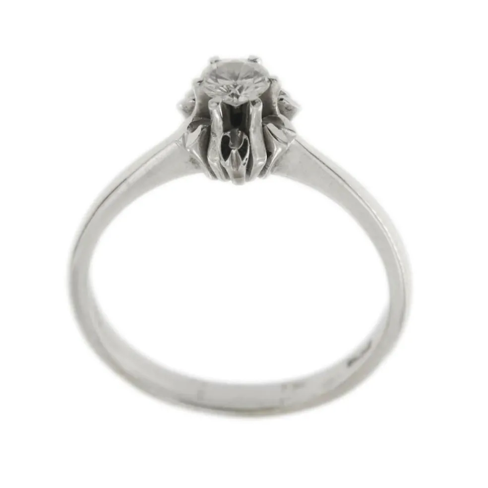 Bague solitaire diamant 0,29 ct