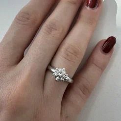 Bague solitaire diamant 1,15 ct