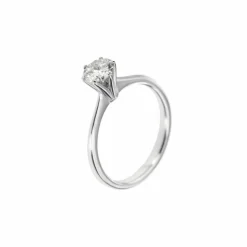 Bague solitaire diamant 0,74 ct