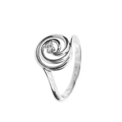Bague solitaire diamant 0,05 ct