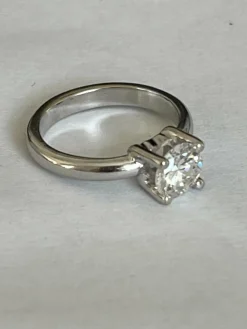 Bague solitaire diamant 1,15 ct