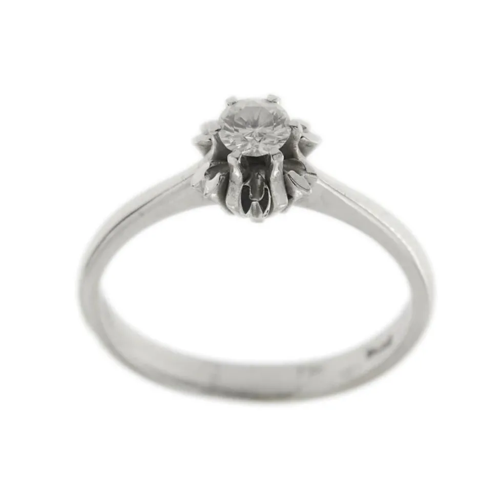 Bague solitaire diamant 0,29 ct