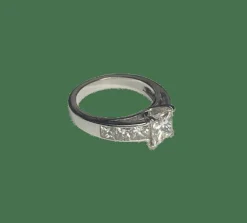 BAGUE SOLITAIRE DIAMANT 1,13 CTS
