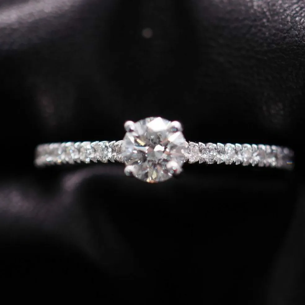 Bague Solitaire Diamant 0.40 carat