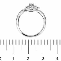 Bague solitaire diamant 0,05 ct