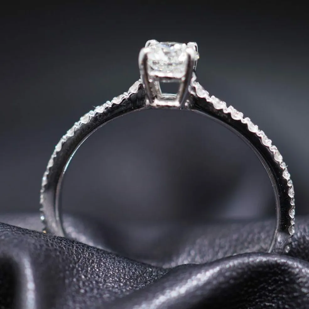 Bague Solitaire Diamant 0.40 carat