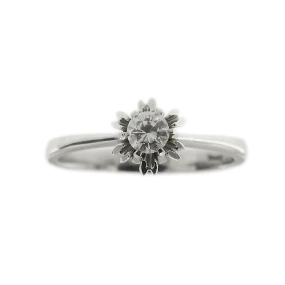 Bague solitaire diamant 0,29 ct