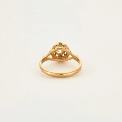 Bague solitaire diamant 0,50 ct or rose