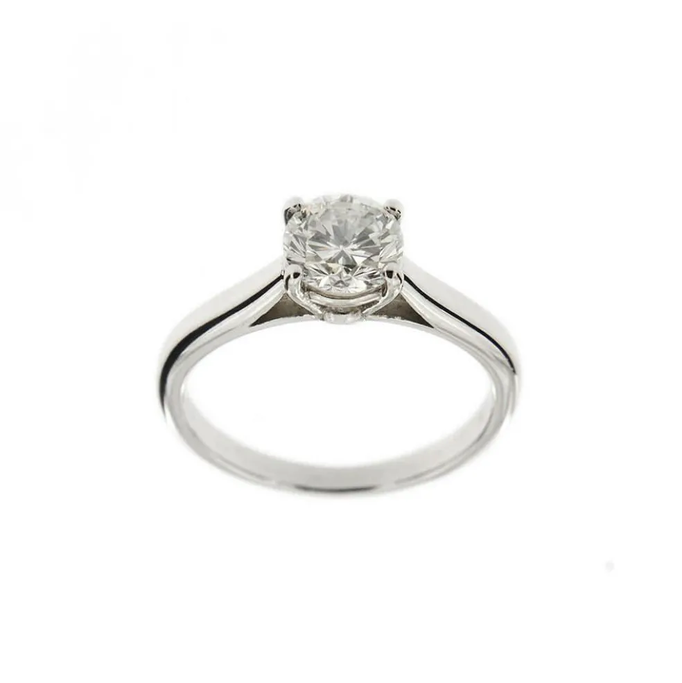 Bague solitaire diamant 0,98 ct