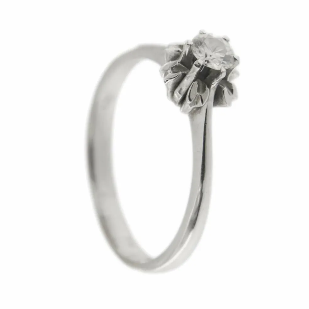 Bague solitaire diamant 0,29 ct