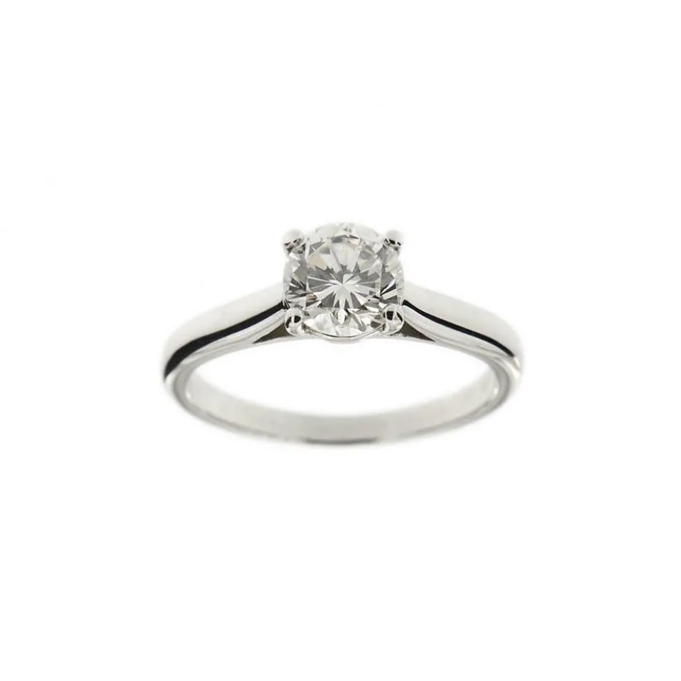 Bague solitaire diamant 0,98 ct