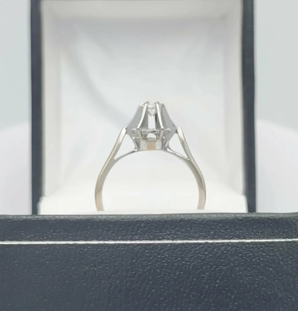 Bague Solitaire diamant 0.25 ct