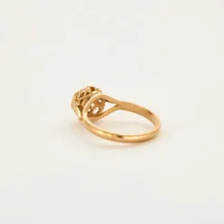 Bague solitaire diamant 0,50 ct or rose