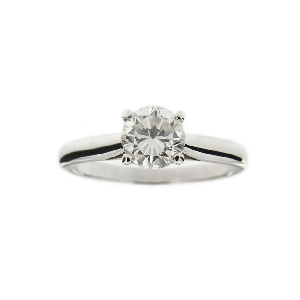 Bague solitaire diamant 0,98 ct